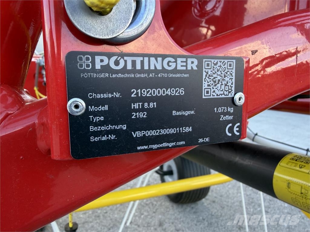 Pöttinger HIT 8.81 Грабли-ворошилки