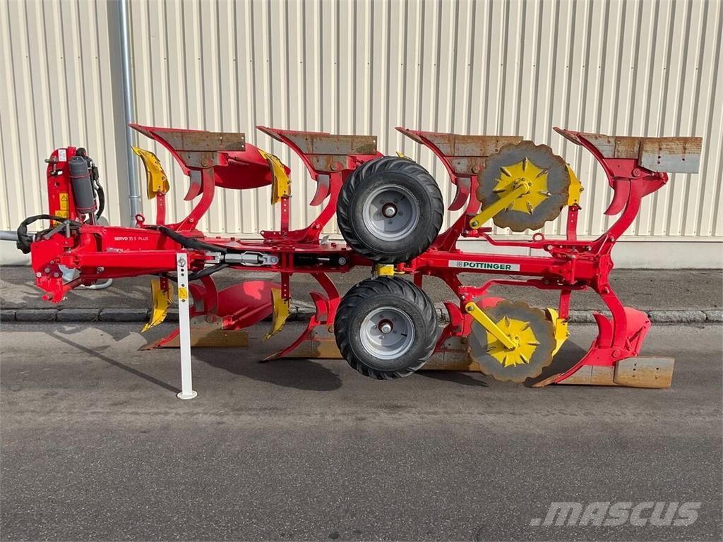 Pöttinger Servo 35 S Plus 4-sch. محاريث تقليدية