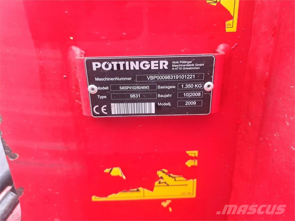 Pöttinger Servo 45 S Plus 기존 플로우(쟁기)