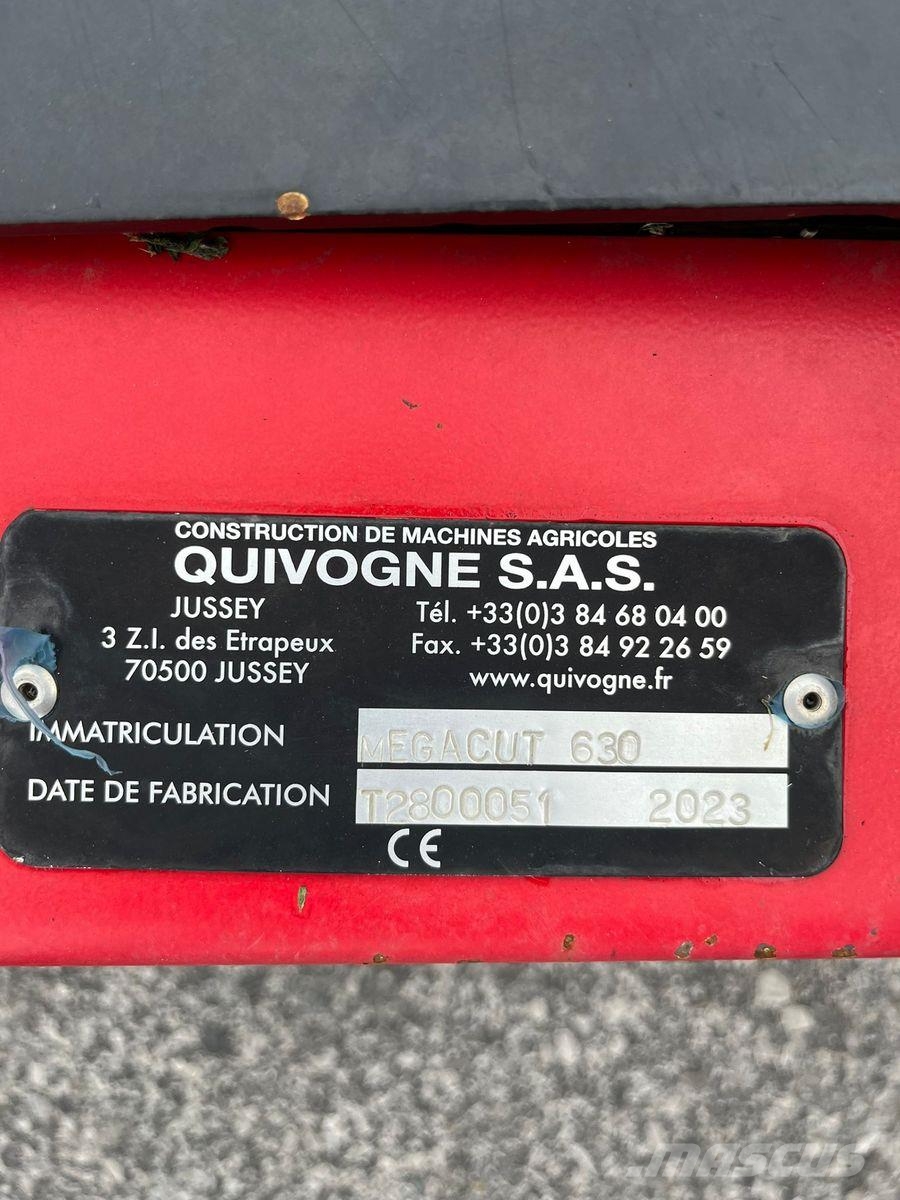 Quivogne MegaCut 630 Falciatrici/cimatrici per pascoli
