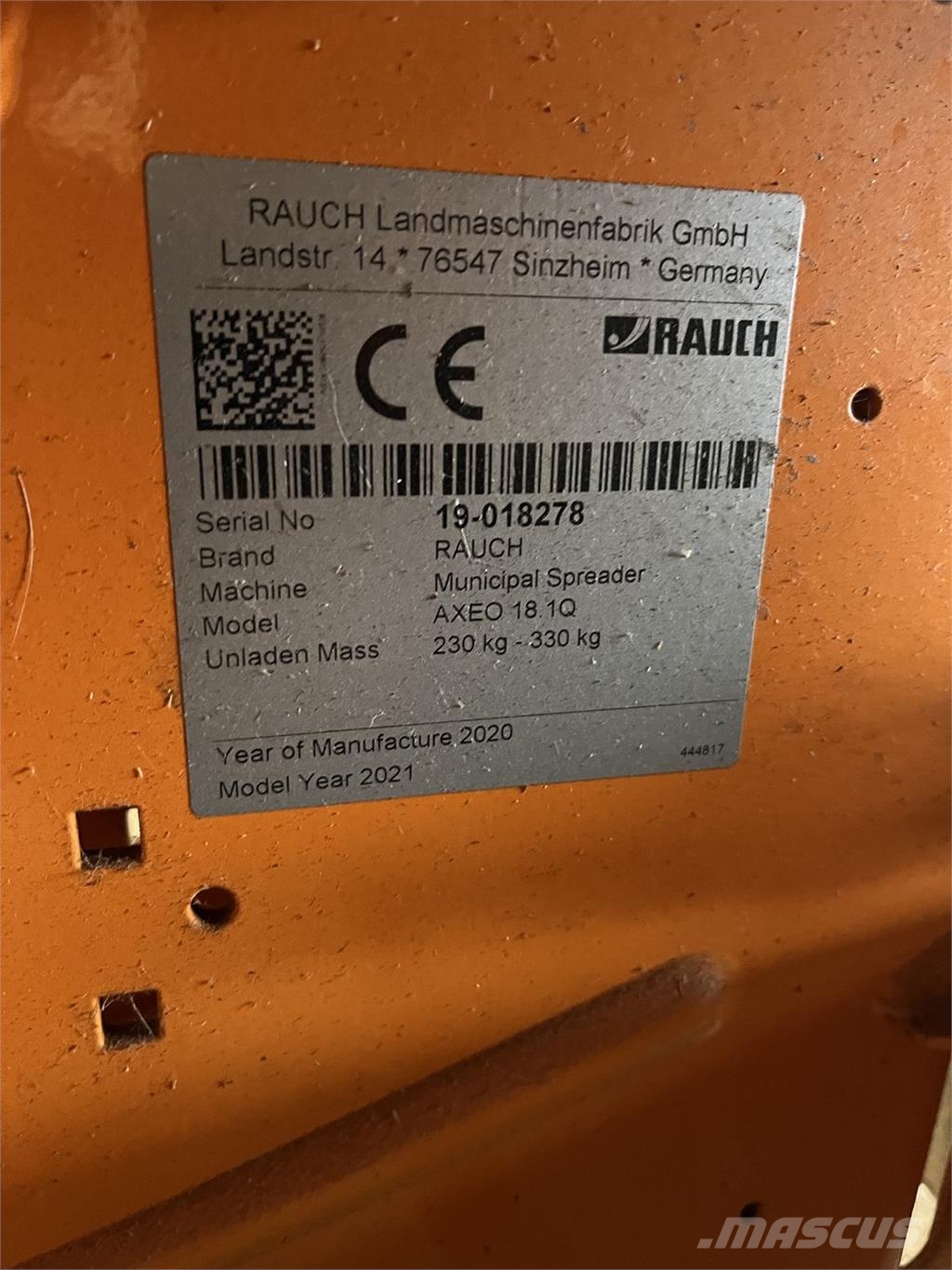 Rauch Salzstreuer AXEO 18.1Q Aplinkos tvarkymas - Kita
