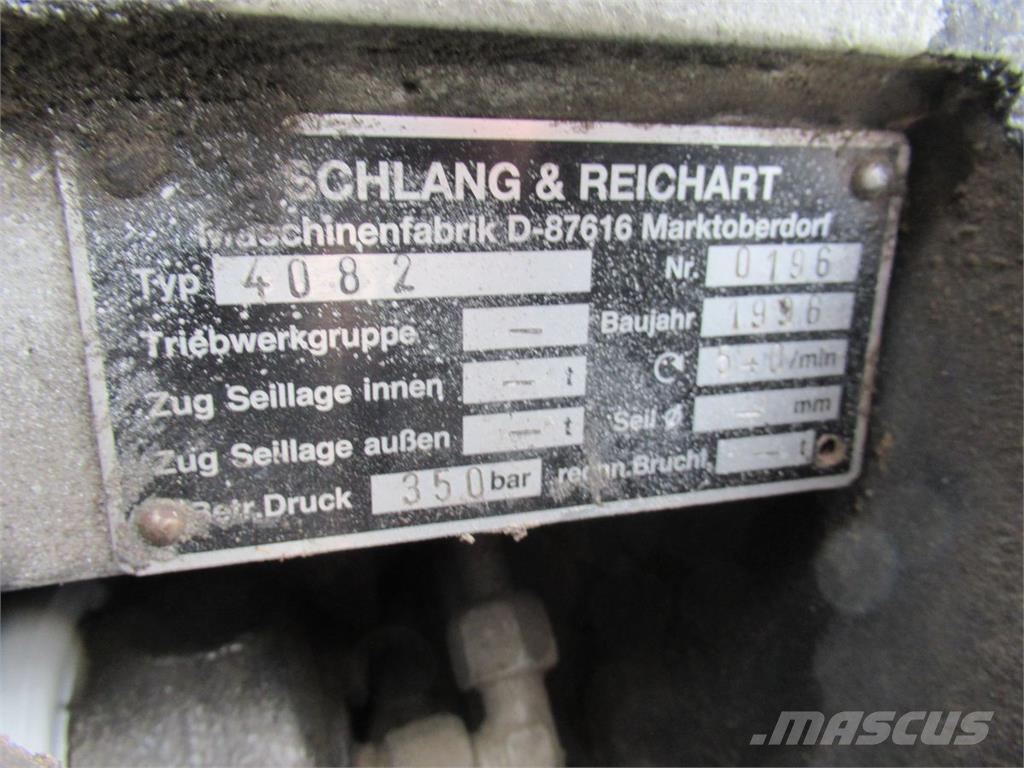  Schlang&Reichart Triebachs Holzanhänger Typ 4082 Meža piekabes