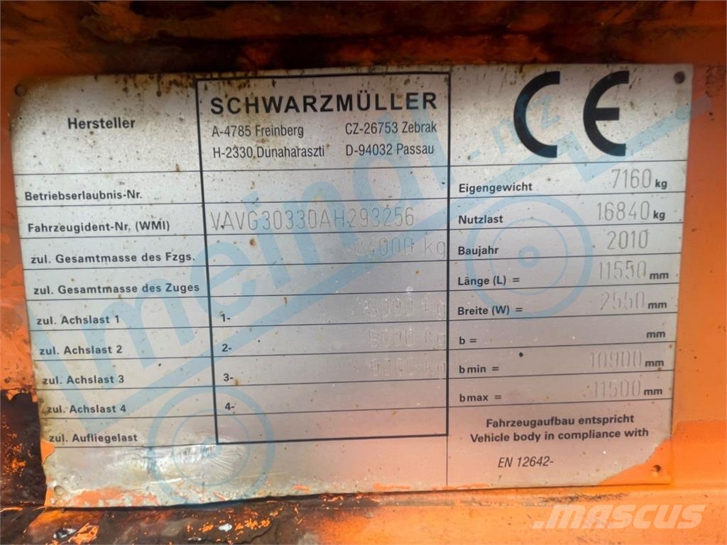 Schwarzmüller 3 Achs Tieflader Druge prikolice