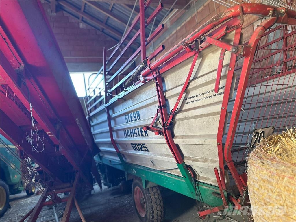 Steyr 8025 HAMSTER Self loading trailers