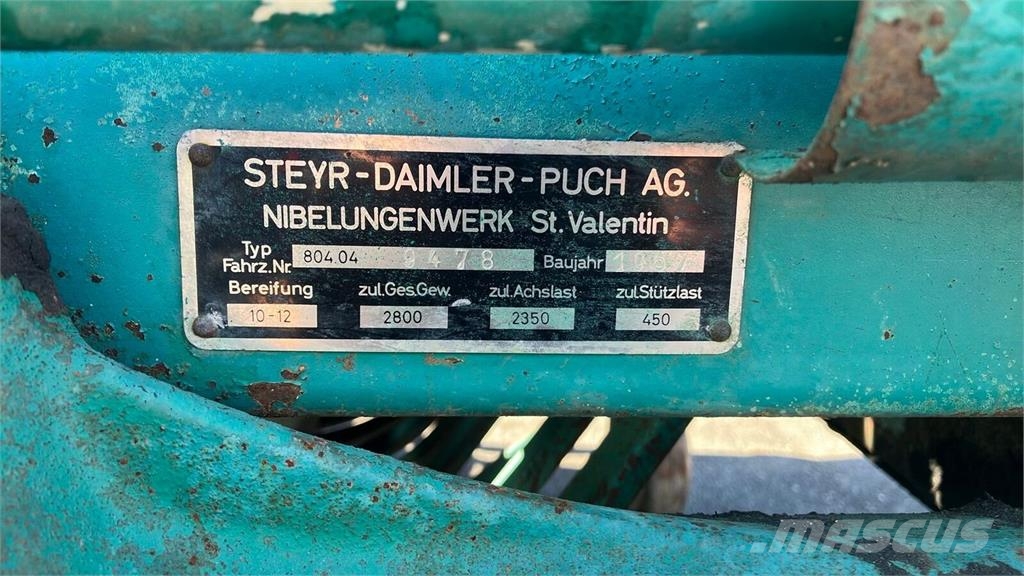 Steyr Junior Self loading trailers