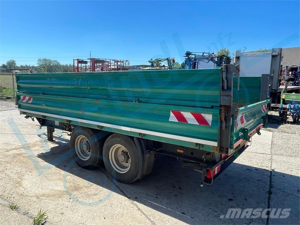 Tandem Tieflader Kipper Kiper prikolice