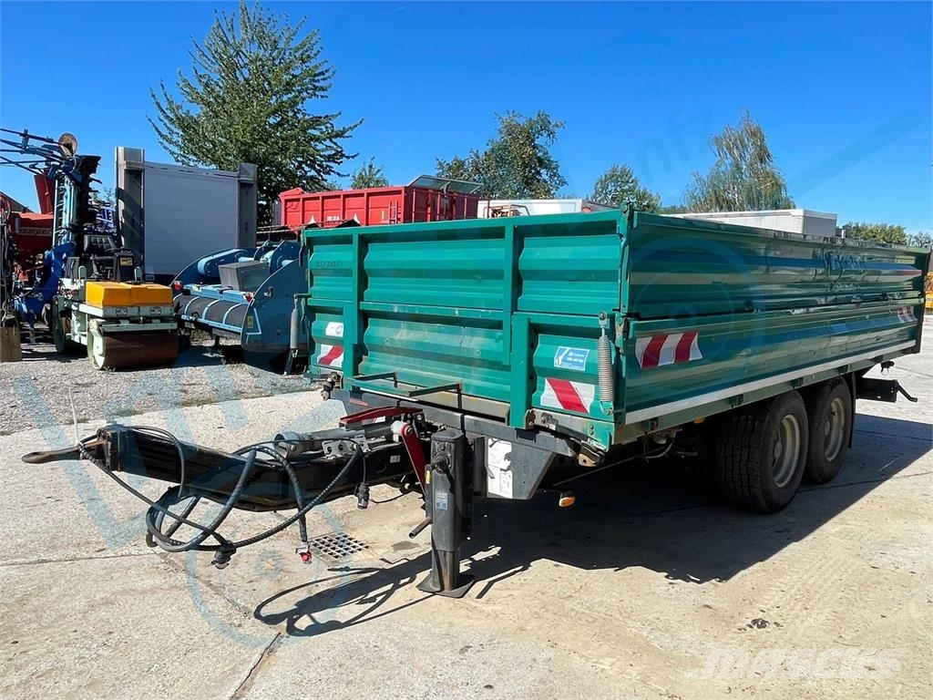 Tandem Tieflader Kipper Kiper prikolice