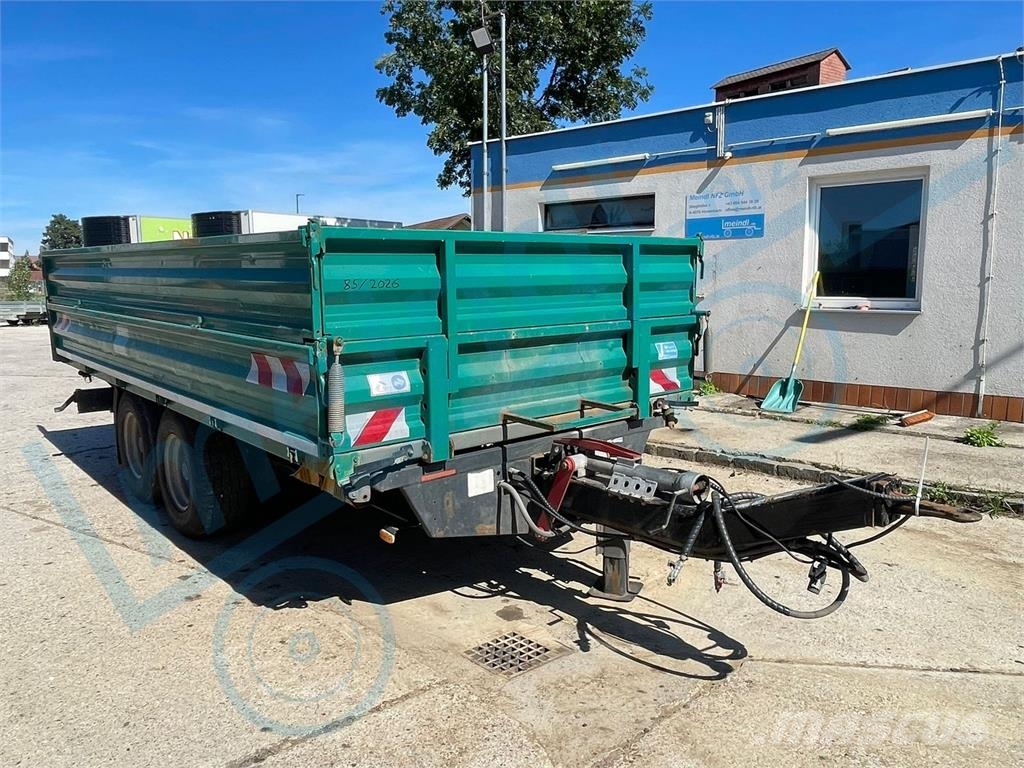 Tandem Tieflader Kipper Kiper prikolice