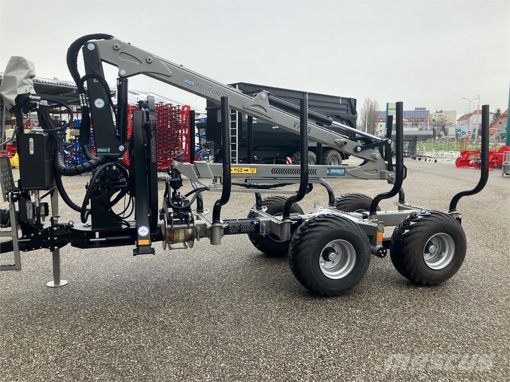 Trejon MF 1050 Forstanhänger mit 7800mm Kran Bosbouwaanhangers