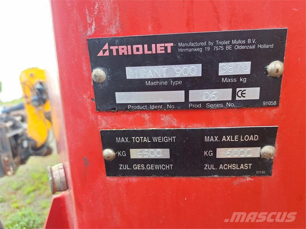 Trioliet Gigant 900 농기계 - 기타