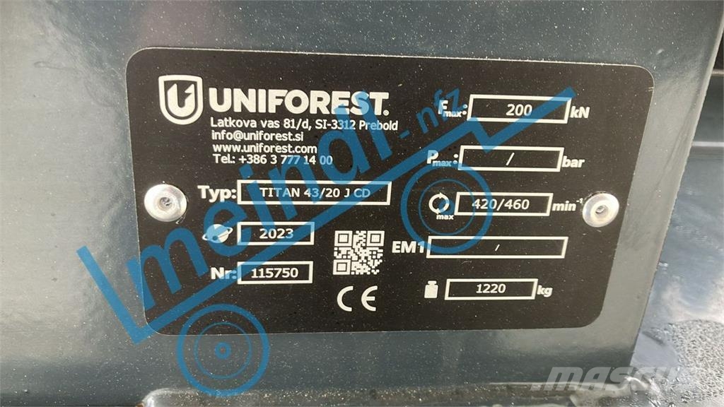 Uniforest Titan 43/20J Outro