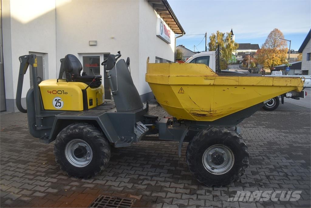 Wacker Neuson 4001s عربات نقل قلابة للمواقع