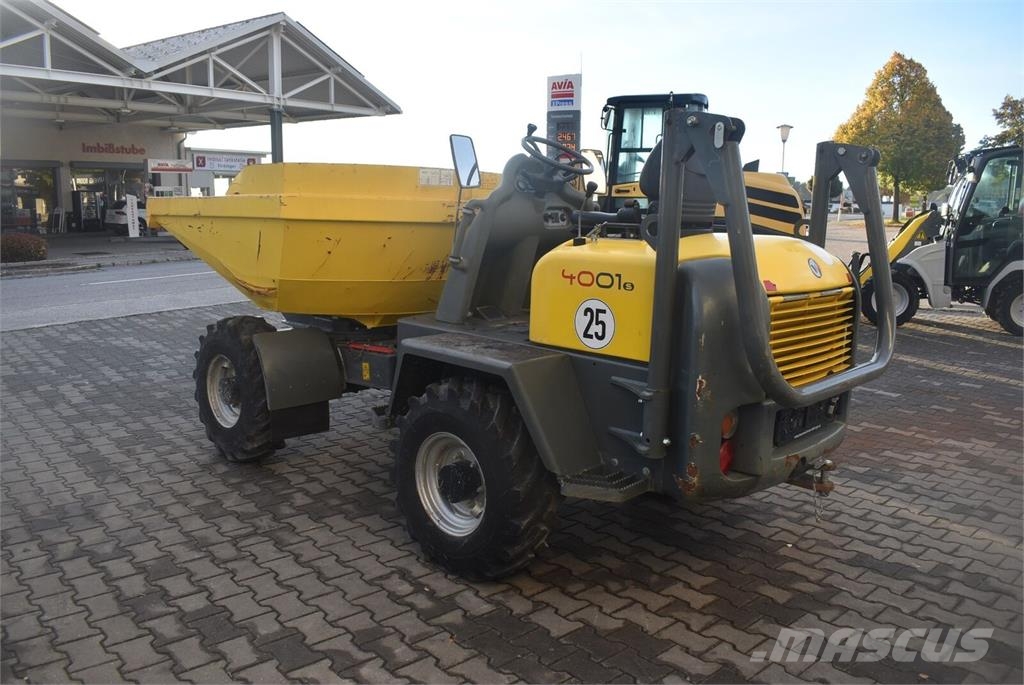 Wacker Neuson 4001s عربات نقل قلابة للمواقع