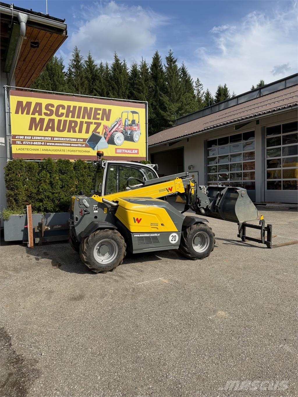 Wacker Neuson TH 412 Pale frontali e scavatori