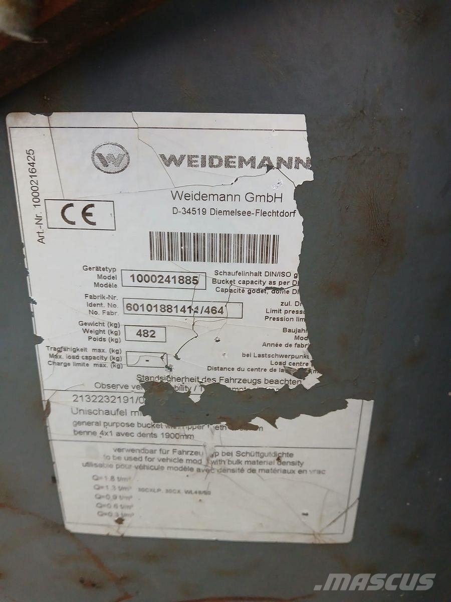 Weidemann 4 in 1 Bauschaufel Сільгосптехніка - Інші