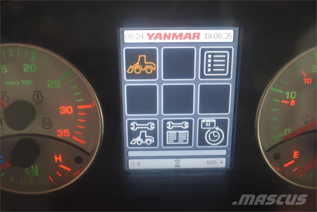 Yanmar V100 mit Straßenzulassung Kolové nakladače