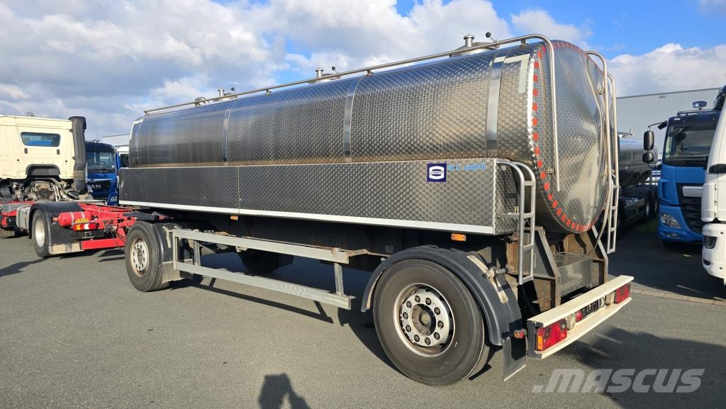 Edelstahltankanhänger - 15.500 l - ISOLIERT(Nr. 6503) Remorci Cisterne