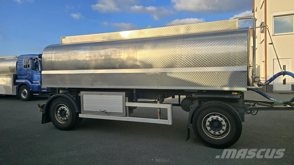 Edelstahltankanhänger Fabr. Jansky - 16.000 l(Nr. 6469) Rimorchi cisterna