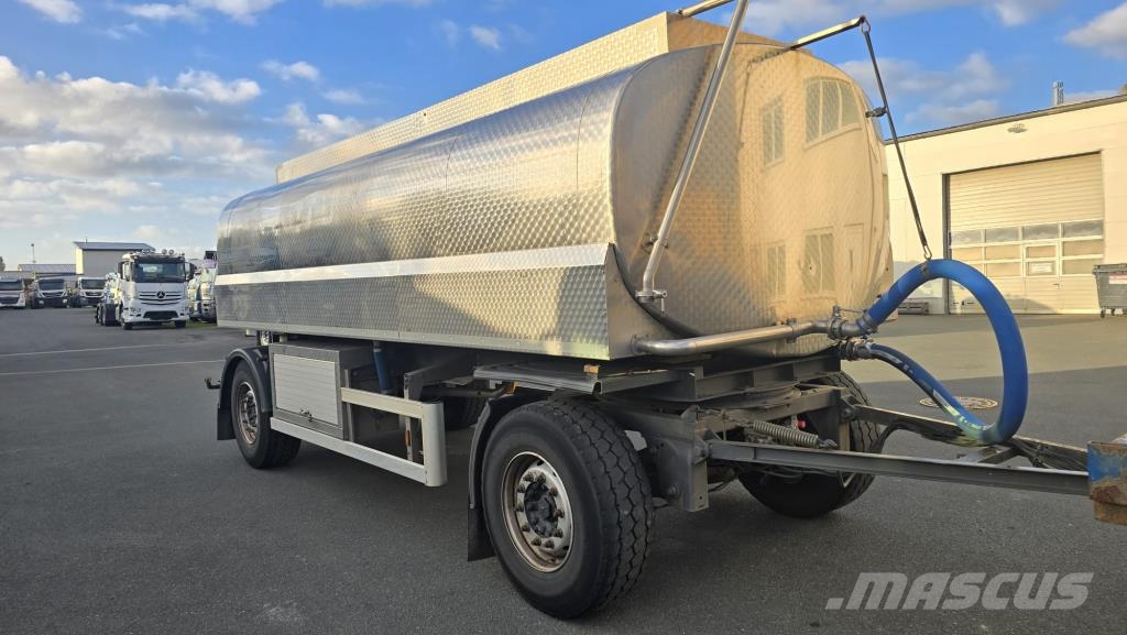 Edelstahltankanhänger Fabr. Jansky - 16.000 l(Nr. 6469) Rimorchi cisterna