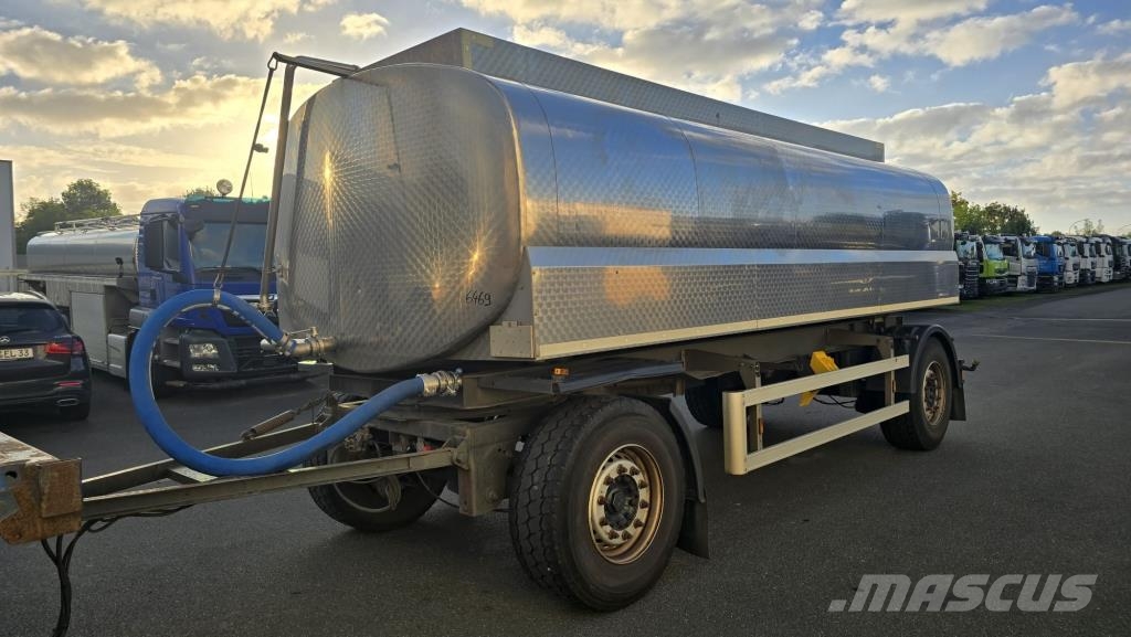 Edelstahltankanhänger Fabr. Jansky - 16.000 l(Nr. 6469) Rimorchi cisterna