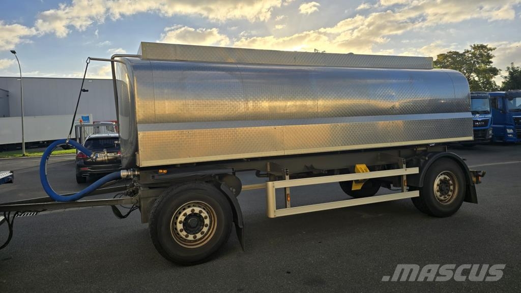 Edelstahltankanhänger Fabr. Jansky - 16.000 l(Nr. 6469) Rimorchi cisterna
