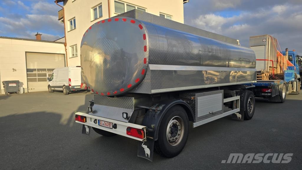 Edelstahltankanhänger Fabr. Jansky - 16.000 l(Nr. 6469) Rimorchi cisterna
