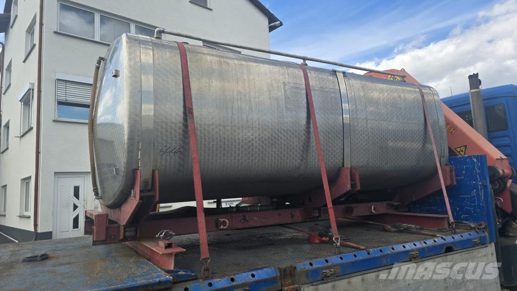  Edelstahltankaufbau 8.500 Liter - 1 Kammer(Nr. 644 Automobilinės cisternos