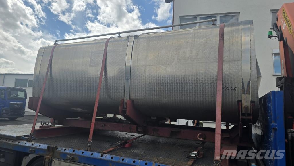  Edelstahltankaufbau 8.500 Liter - 1 Kammer(Nr. 644 Automobilinės cisternos