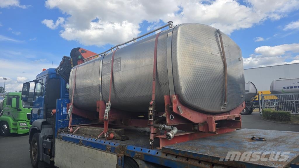  Edelstahltankaufbau 8.500 Liter - 1 Kammer(Nr. 644 Automobilinės cisternos