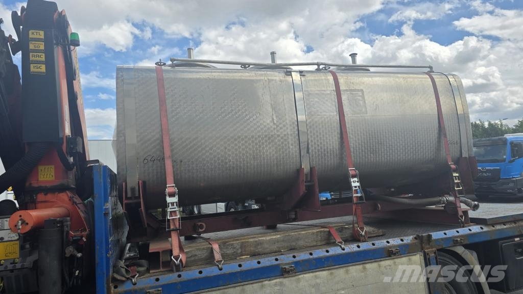  Edelstahltankaufbau 8.500 Liter - 1 Kammer(Nr. 644 Automobilinės cisternos