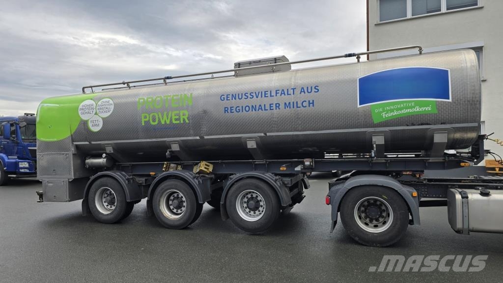 Edelstahltankauflieger 28.000 l - 2 Lenkachsen(Nr. 6492) Other semi-trailers