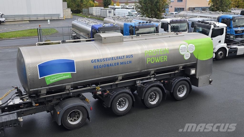 Edelstahltankauflieger 28.000 l - 2 Lenkachsen(Nr. 6492) Other semi-trailers