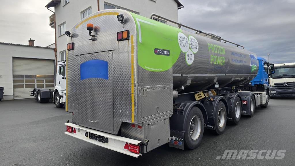 Edelstahltankauflieger 28.000 l - 2 Lenkachsen(Nr. 6492) Other semi-trailers