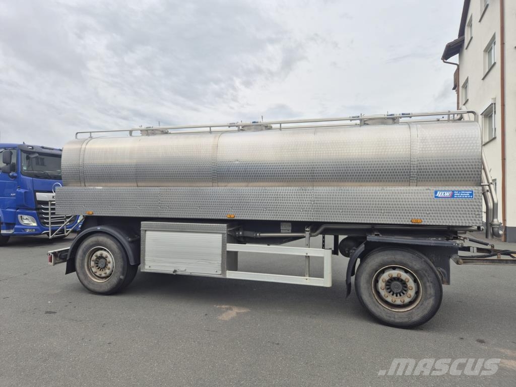 Fabr. HLW - 15500 L - 3 Kammern - NEU TÜV 09 27(Nr. 6454 Rimorchi cisterna