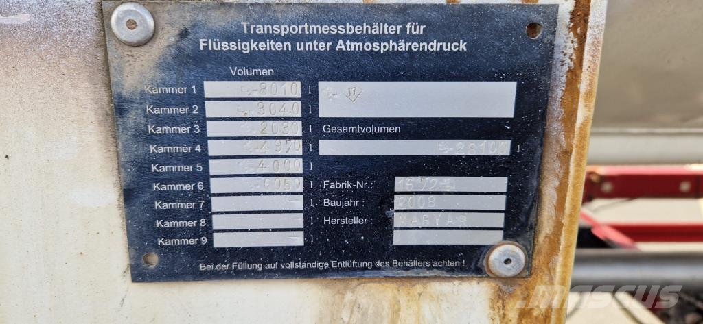Fabr. Magyar - 6 Kammer Tankauflieger (Nr. 6487) Citas piekabes