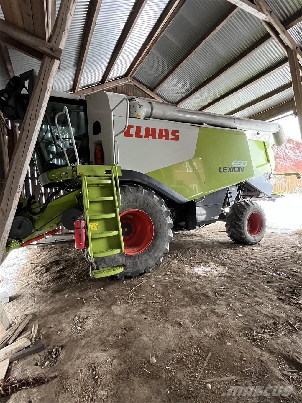 Claas 650 콤바인 수확기