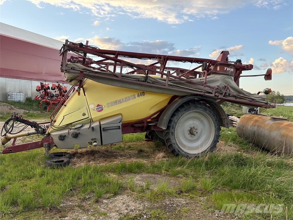 Hardi Commander 4500 Įmontuoti purkštuvai