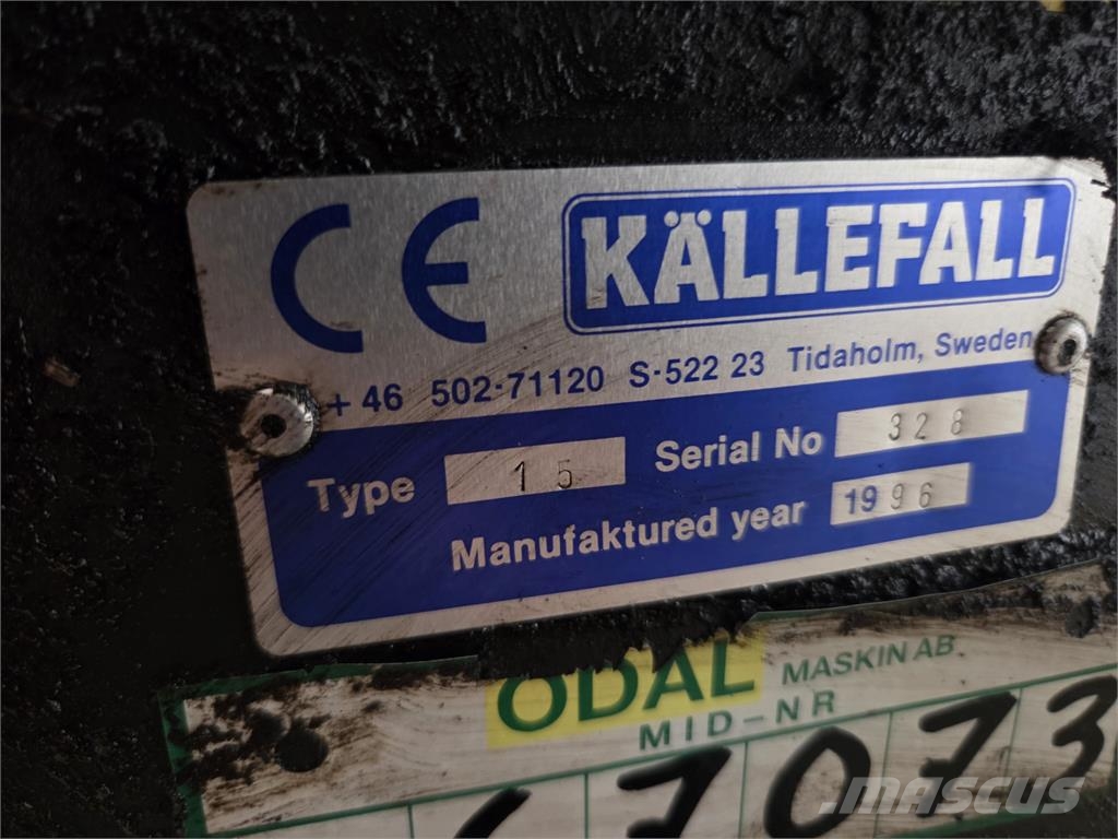 Källefall 3-skäriga Ostale poljoprivredne mašine