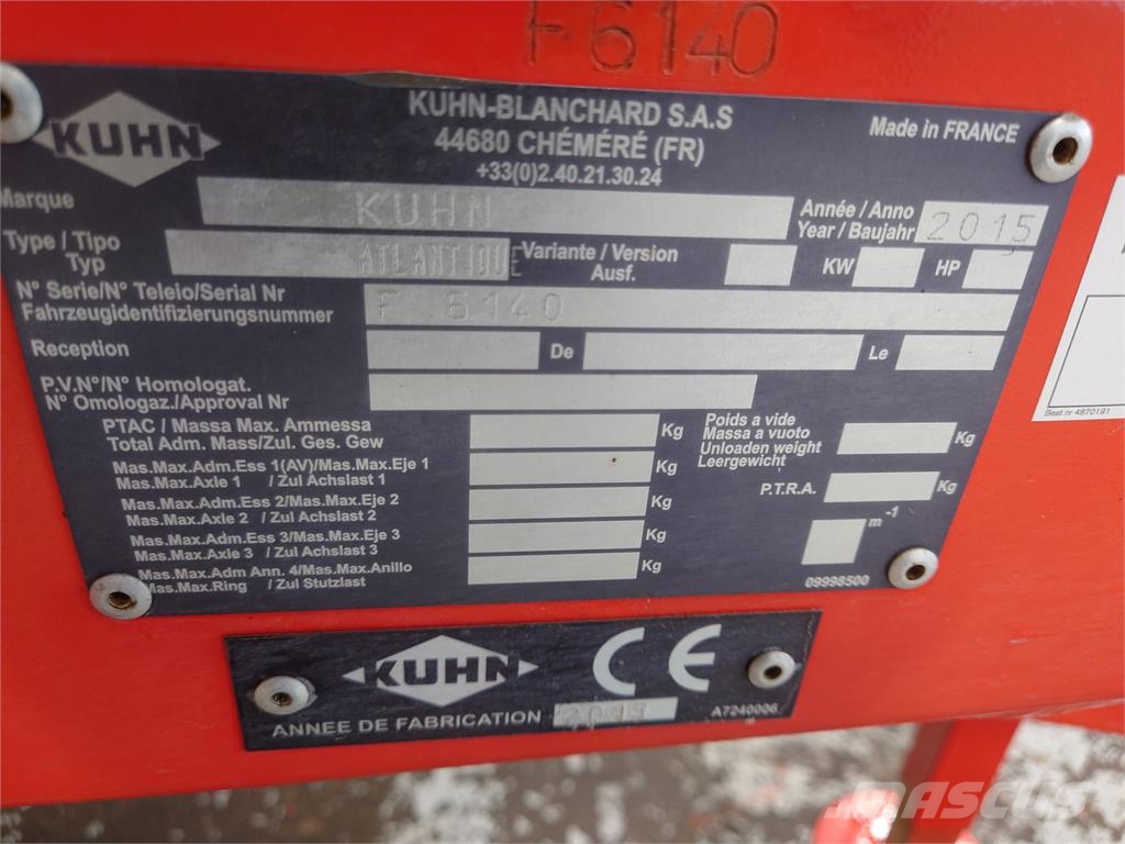 Kuhn ATLANTIQUE SELECT PRO Haagispritsid