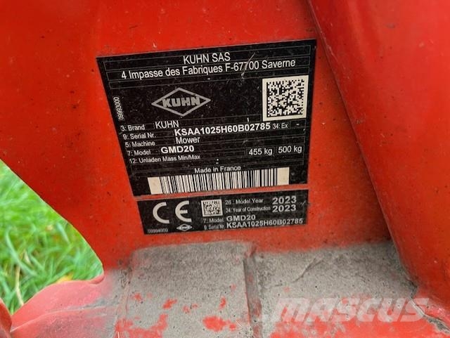 Kuhn GMD 20 Græsslåmaskiner