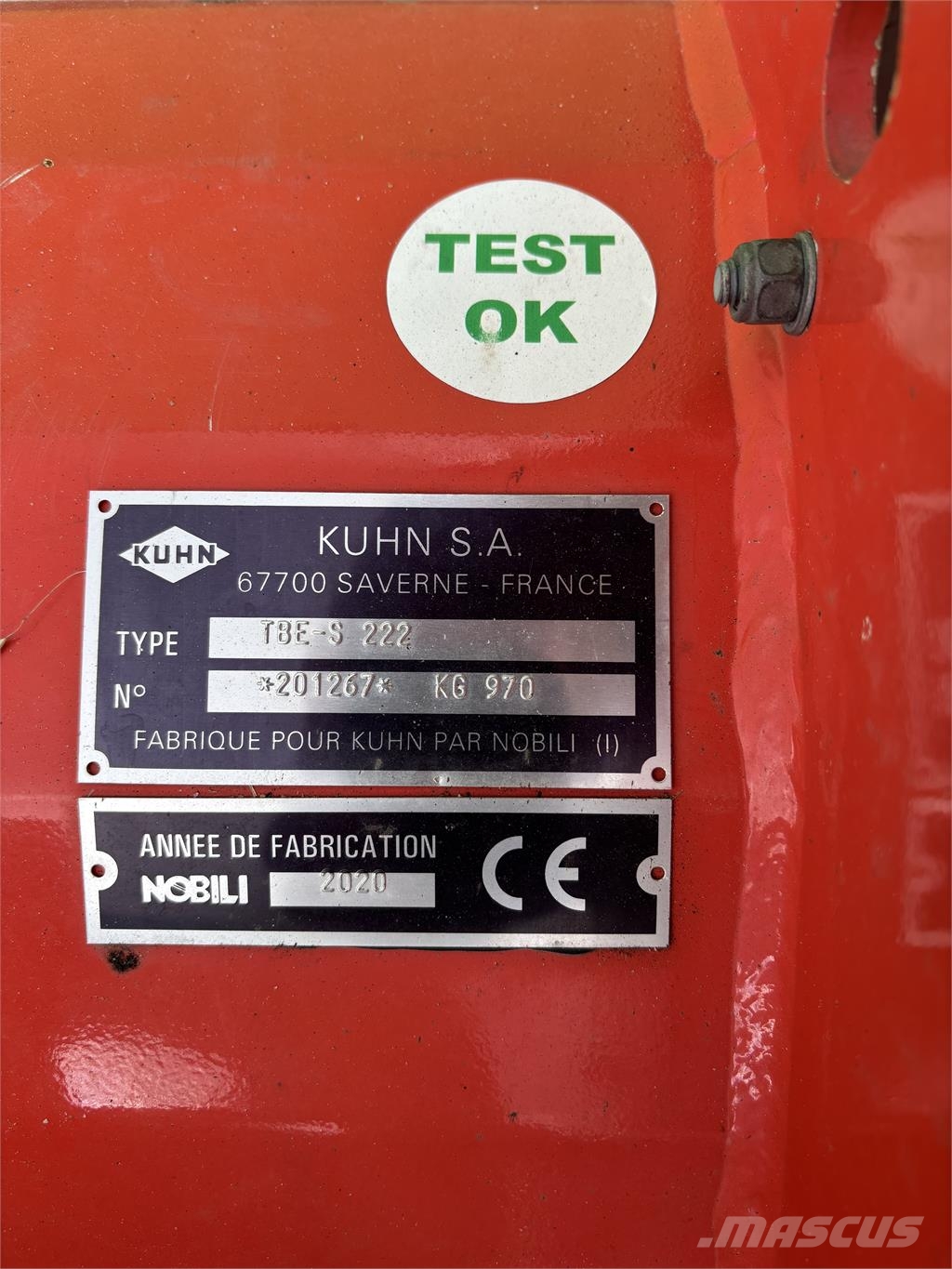 Kuhn TBES222 Niittokoneet