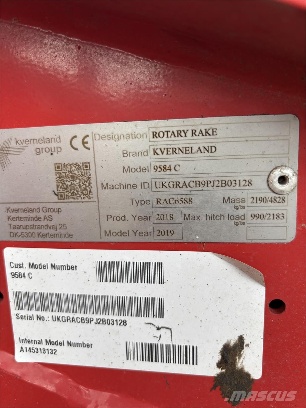 Kverneland Taarup KVERNELAND 9584C その他飼料収穫設備