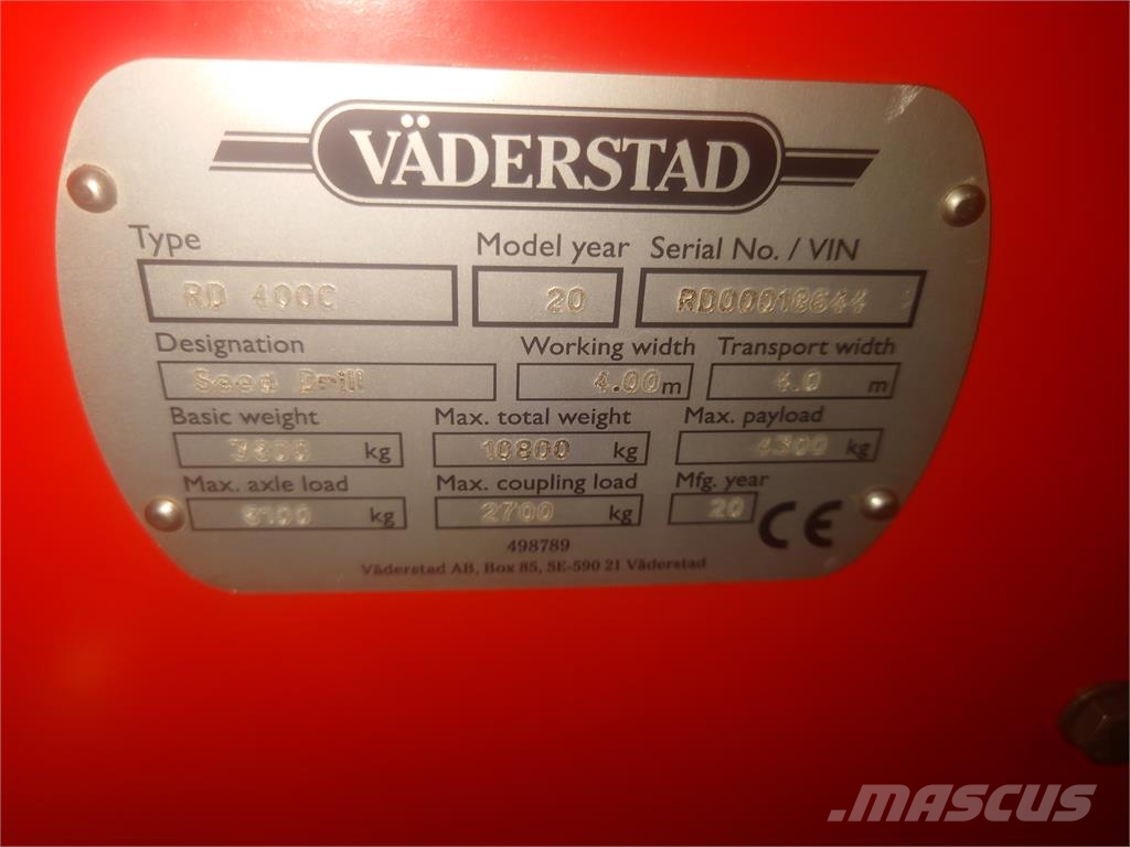 Väderstad RAPID 400 C Σπορείς