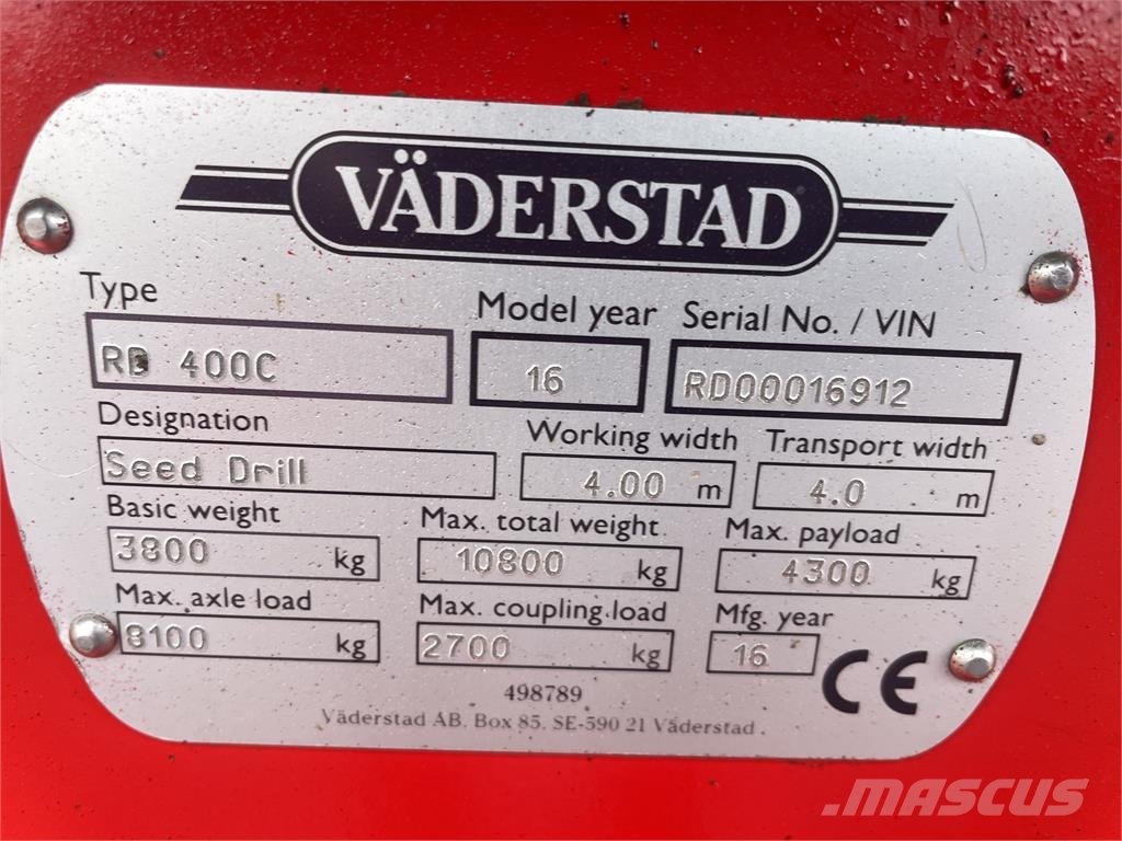 Väderstad RAPID 400 C Σπορείς