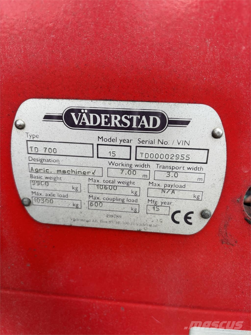 Väderstad TP Brány