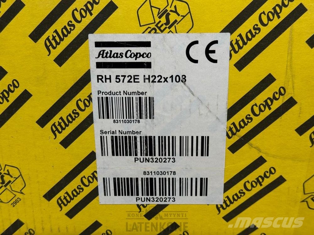 Atlas Copco RH 572E paineilmakäyttöinen kallioporakone Vrtalni stroji