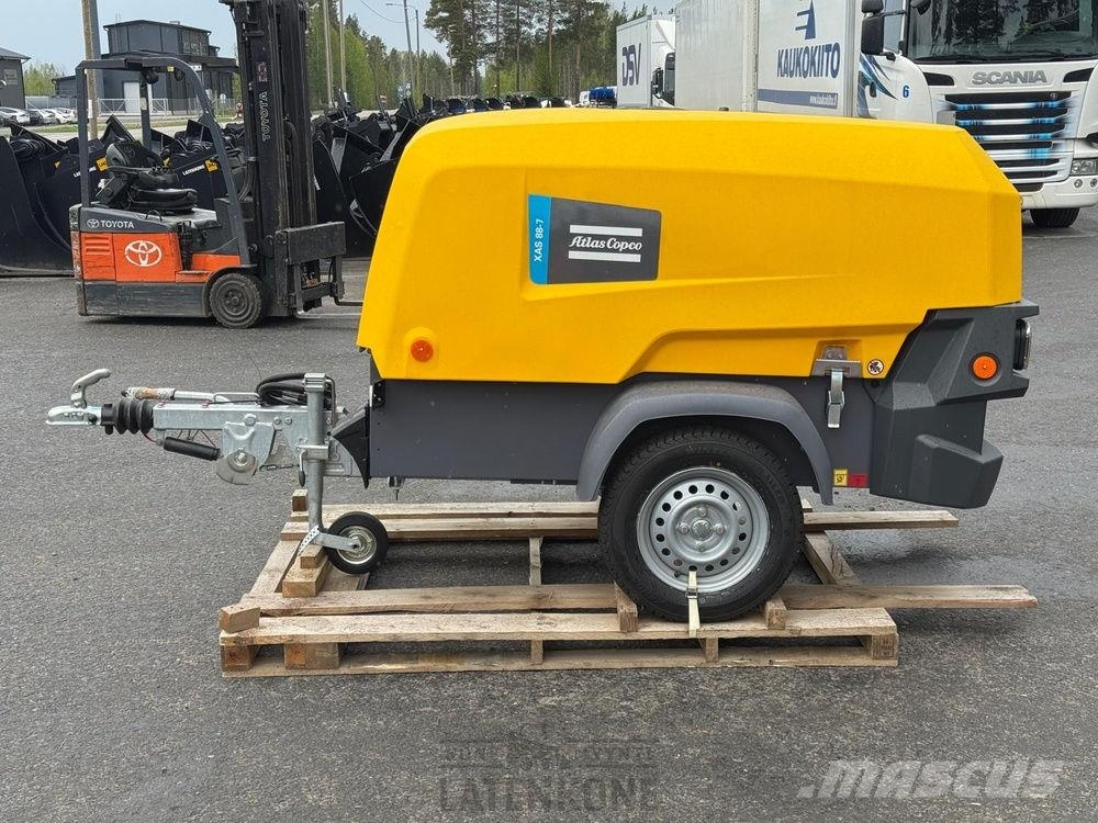 Atlas Copco XAS 88-7 StV Vaunukompressori UUSI Compresseur