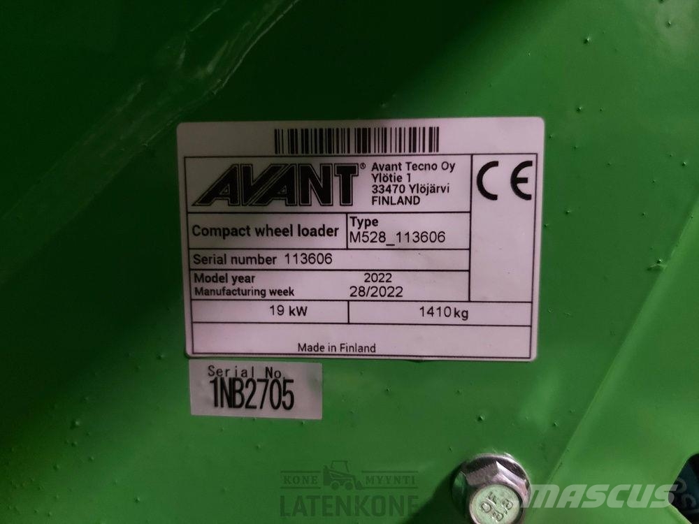 Avant 528 Palas cargadoras
