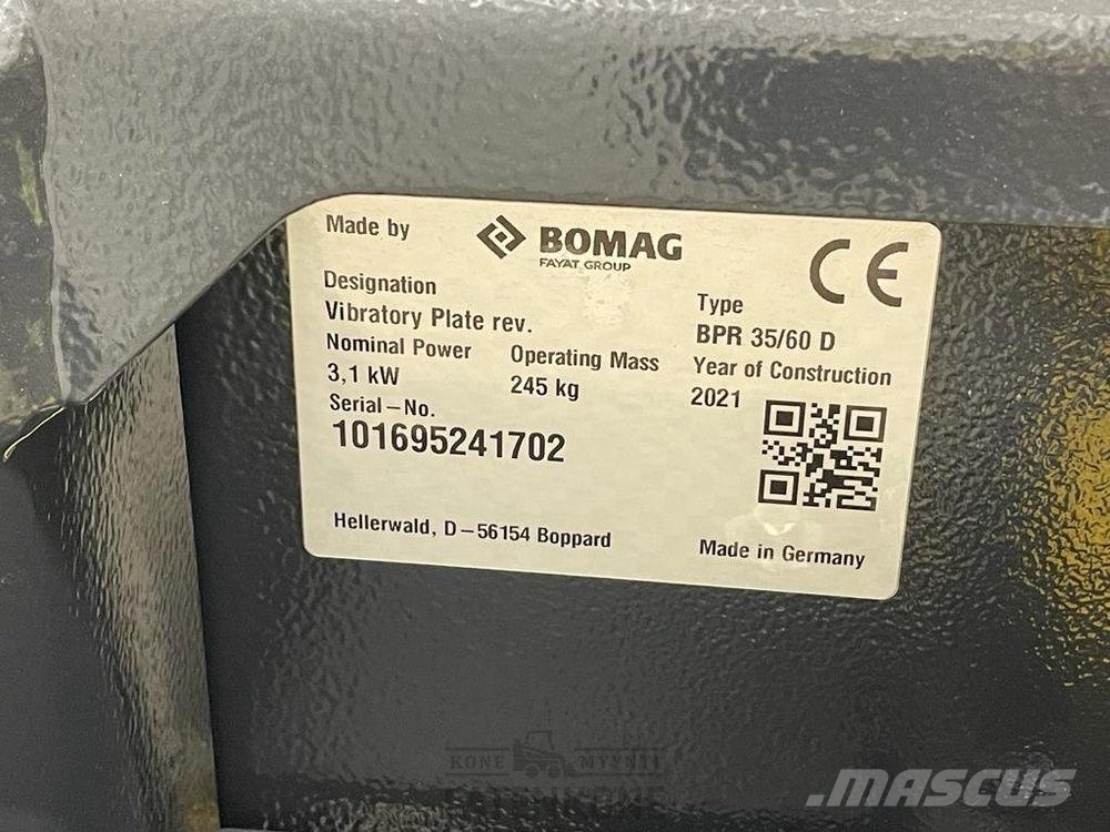 Bomag BPR35/60DE tärylätkä Vibrationsgeräte