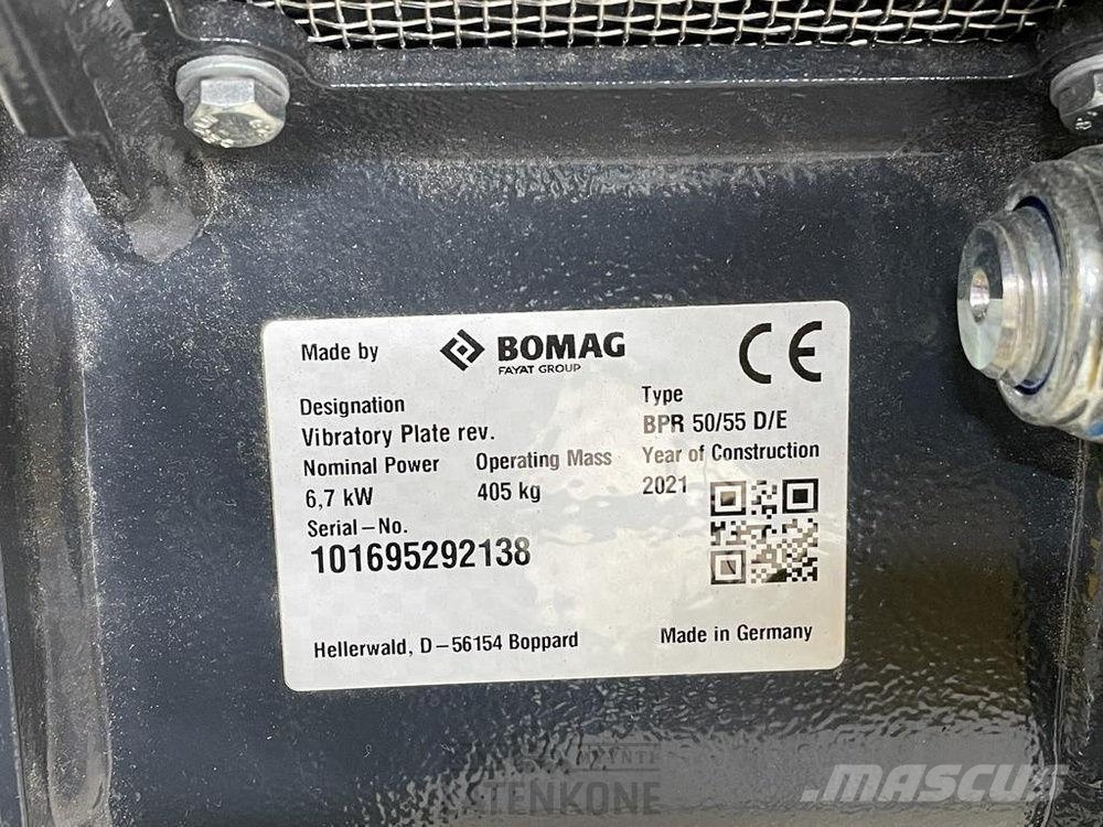 Bomag BPR50/55DE tärylätkä Vibradores